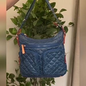 MZ Wallace Quilted Mia in Navy